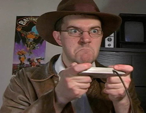 😡 Стикер «The Angry Video Game Nerd» для Telegram