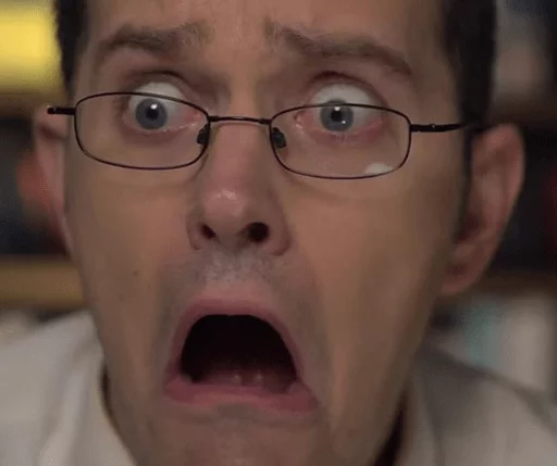 😧 Стикер «The Angry Video Game Nerd» для Telegram