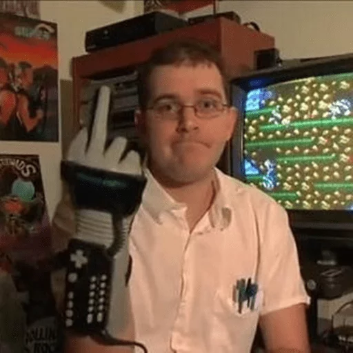 🖕 Стикер «The Angry Video Game Nerd» для Telegram