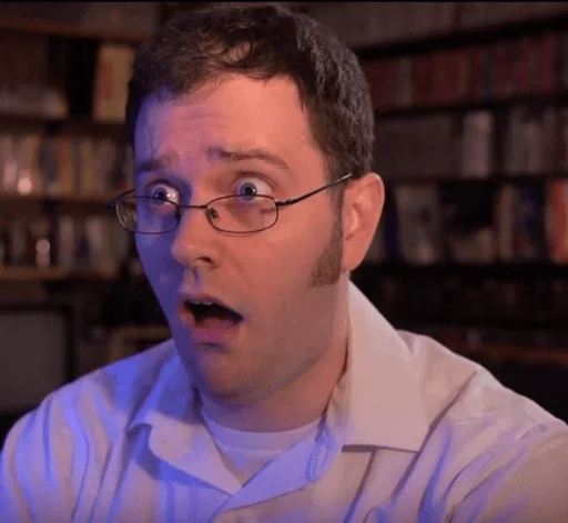 😦 Стикер «The Angry Video Game Nerd» для Telegram