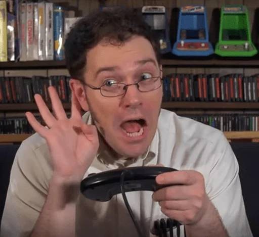 👂 Стикер «The Angry Video Game Nerd» для Telegram