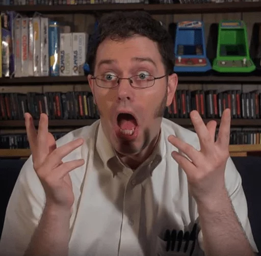 😫 Стикер «The Angry Video Game Nerd» для Telegram