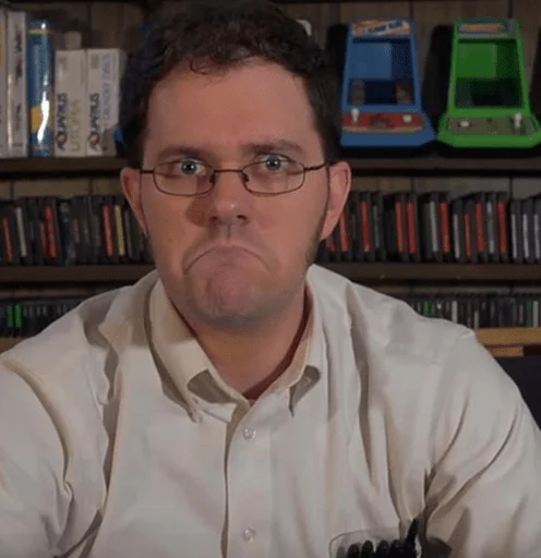 ☹ Стикер «The Angry Video Game Nerd» для Telegram