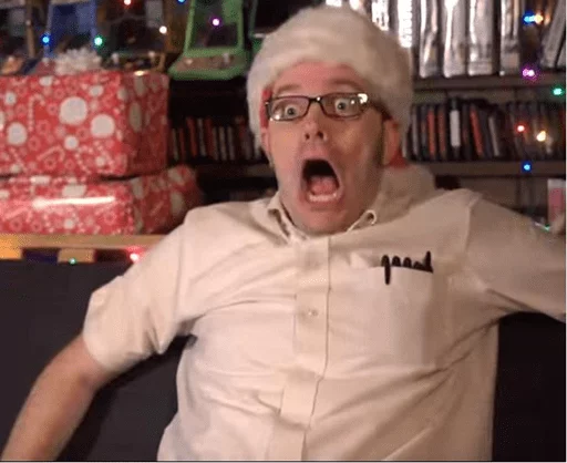 😨 Стикер «The Angry Video Game Nerd» для Telegram