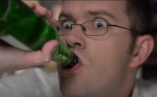 🍺 Стикер «The Angry Video Game Nerd» для Telegram