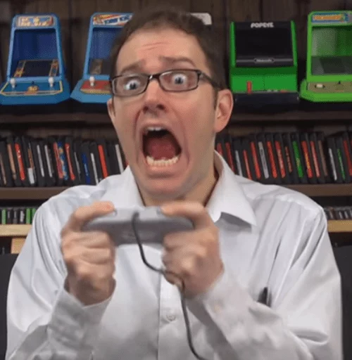 😧 Стикер «The Angry Video Game Nerd» для Telegram