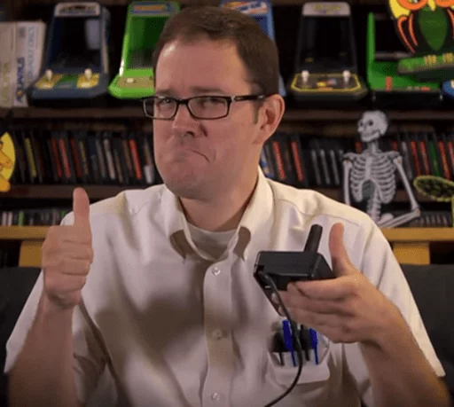 👍 Стикер «The Angry Video Game Nerd» для Telegram