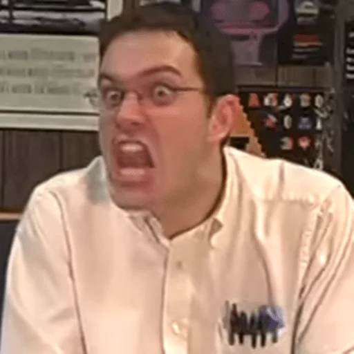 😮 Стикер «The Angry Video Game Nerd» для Telegram