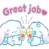 🎊 Эмодзи «🕺 Cinnamoroll» для Telegram