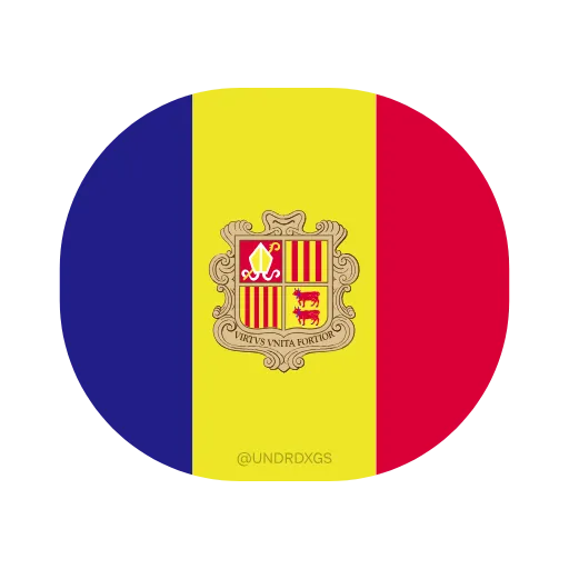 🇦🇩 Эмодзи «Circle Flag's» для Telegram