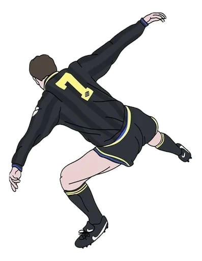🥋 Стикер «Classic Football» для Telegram