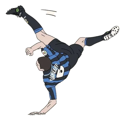 🤸‍♂️ Стикер «Classic Football» для Telegram