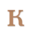 🌿 Эмодзи «Буквы зелёные и коричневые» для Telegram