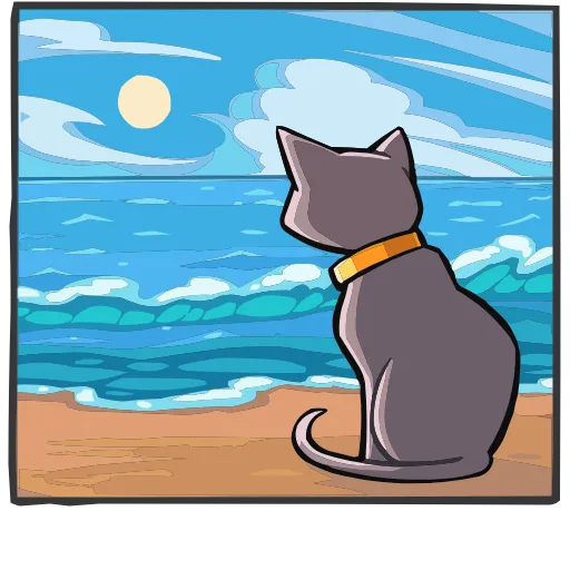 🌊 Эмодзи «Клео 2» для Telegram