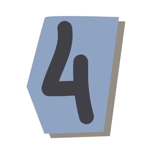 4️⃣ Эмодзи «Бумажные буквы» для Telegram