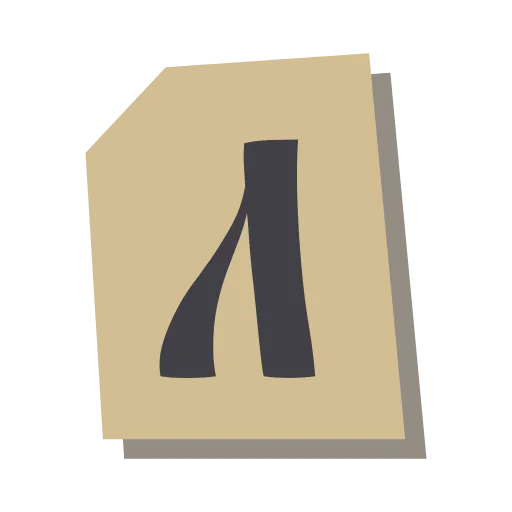 🔠 Эмодзи «Бумажные буквы» для Telegram