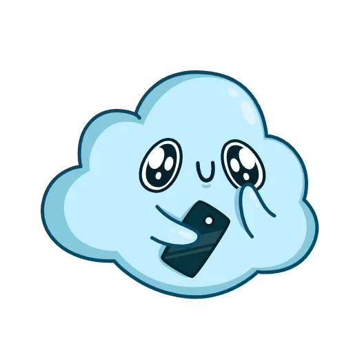 📞 Эмодзи «Cloudy» для Telegram