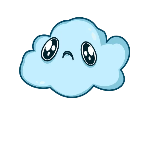 🌧 Эмодзи «Cloudy» для Telegram