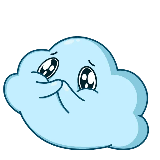 🤣 Эмодзи «Cloudy» для Telegram