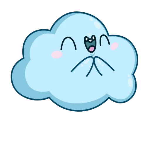 👏 Эмодзи «Cloudy» для Telegram