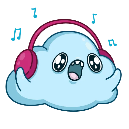 🎧 Эмодзи «Cloudy» для Telegram