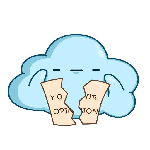 😠 Эмодзи «Cloudy» для Telegram