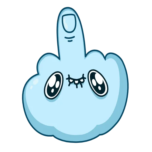 🖕 Эмодзи «Cloudy» для Telegram