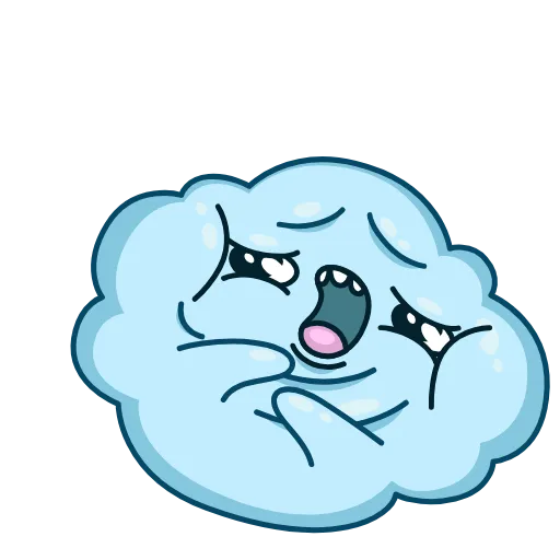 🥱 Эмодзи «Cloudy» для Telegram
