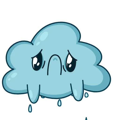🌧 Эмодзи «Cloudy» для Telegram