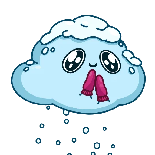🌨 Эмодзи «Cloudy» для Telegram