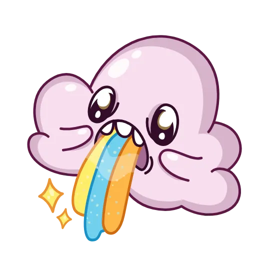 🌈 Эмодзи «Cloudy» для Telegram