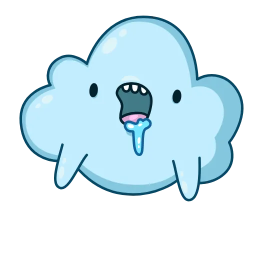 🤤 Эмодзи «Cloudy» для Telegram