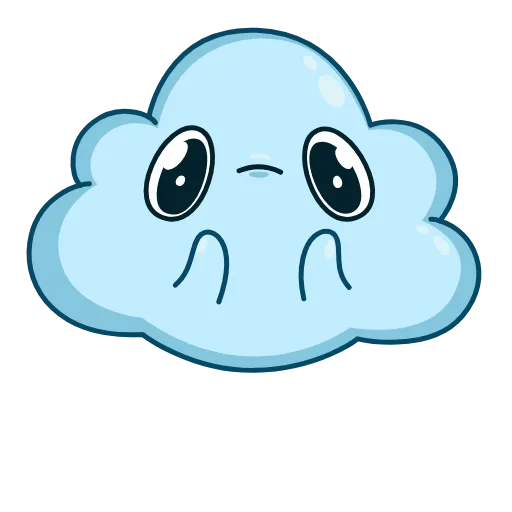 😟 Эмодзи «Cloudy» для Telegram