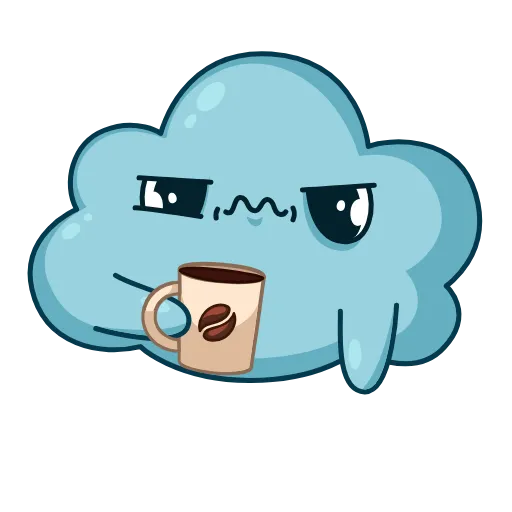 ☕️ Эмодзи «Cloudy» для Telegram