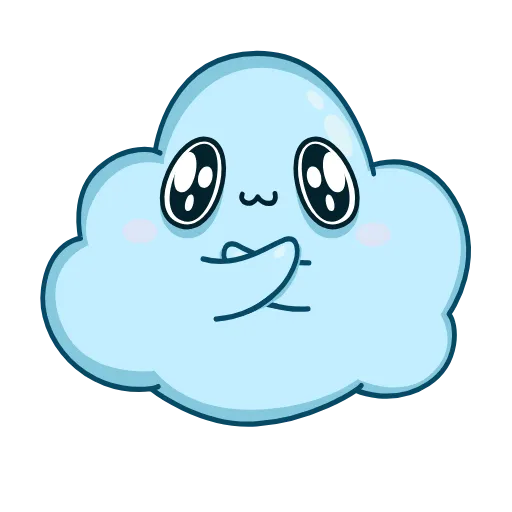 ✌️ Эмодзи «Cloudy» для Telegram