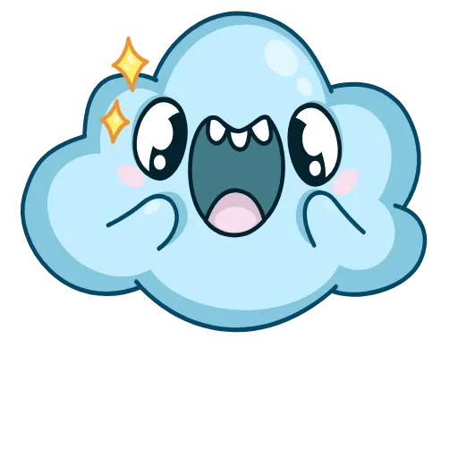 Эмодзи Cloudy для Telegram — скачать