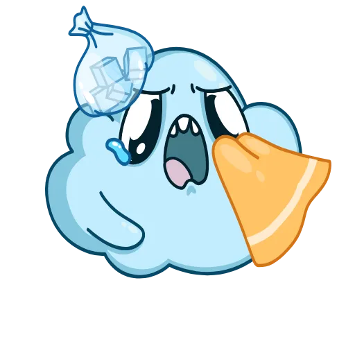 🤧 Эмодзи «Cloudy» для Telegram