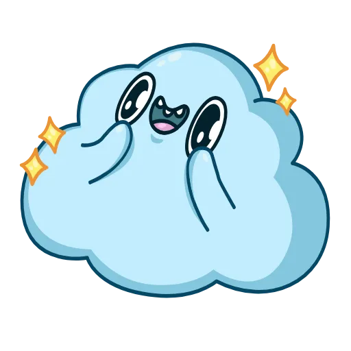 👍 Эмодзи «Cloudy» для Telegram