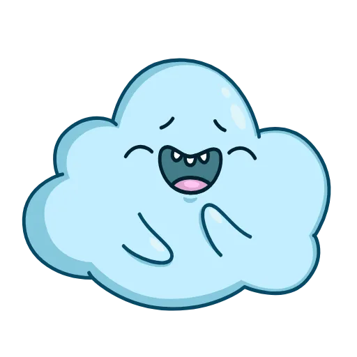 🤭 Эмодзи «Cloudy» для Telegram