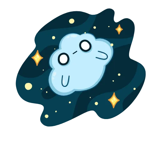 🌌 Эмодзи «Cloudy» для Telegram