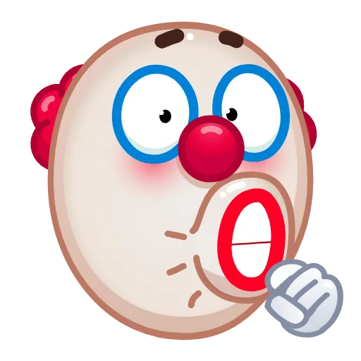 🤫 Эмодзи «Clown Emoji» для Telegram