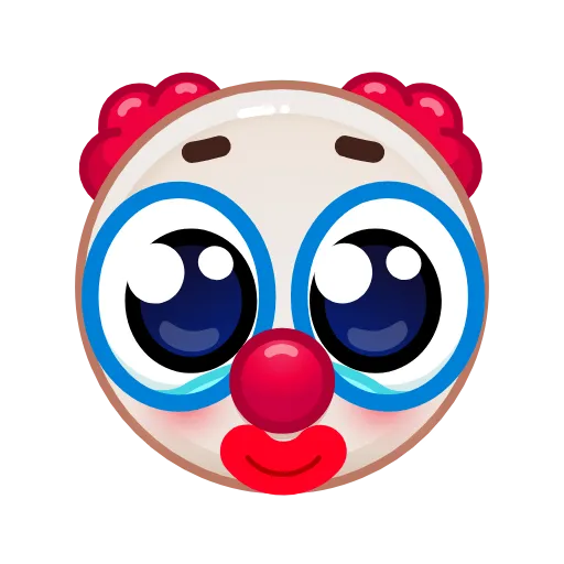 Эмодзи Clown Emoji для Telegram — скачать