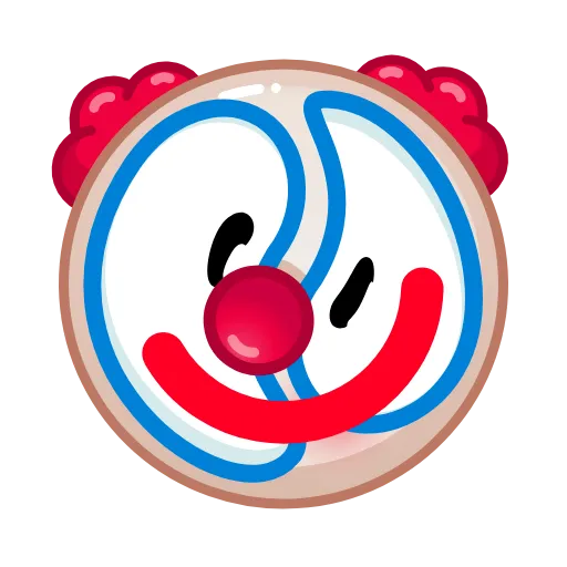 🙃 Эмодзи «Clown Emoji» для Telegram