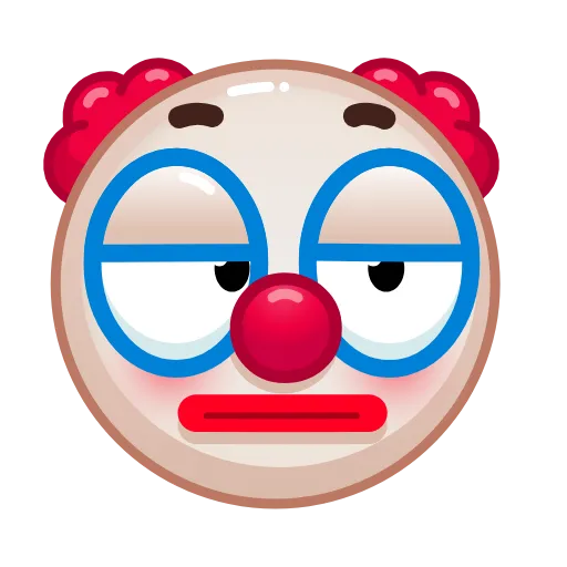😐 Эмодзи «Clown Emoji» для Telegram
