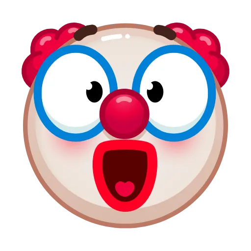 🎊 Эмодзи «Clown Emoji» для Telegram