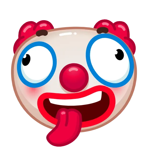 🤪 Эмодзи «Clown Emoji» для Telegram