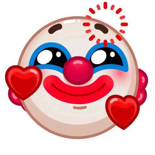 🥰 Эмодзи «Clown Emoji» для Telegram