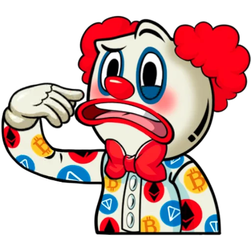 😐 Стикер «Circus Clown» для Telegram