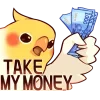 😦 Эмодзи «Coca Bird» для Telegram