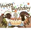 🎊 Эмодзи «Coca Bird» для Telegram